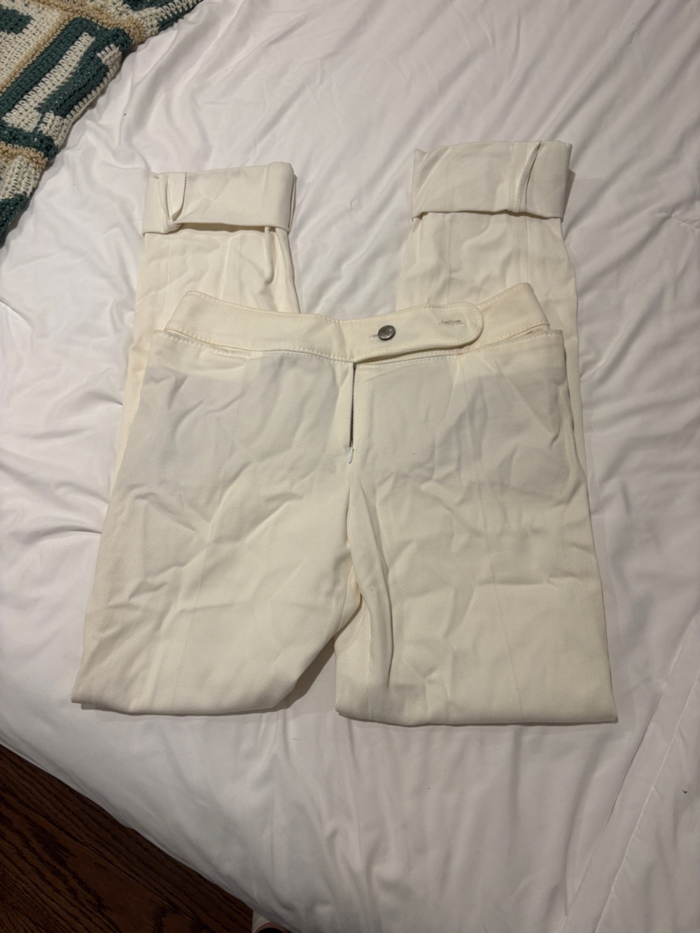 Valentino Cream Skinny Pants